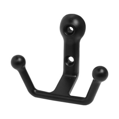 Крючок-вешалка ЕВРОПАКЕТ черный матовый StahlBuro 308  BL/16132; 11614938